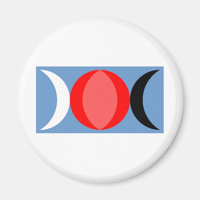Triple Goddess symbol Magnet (Front)