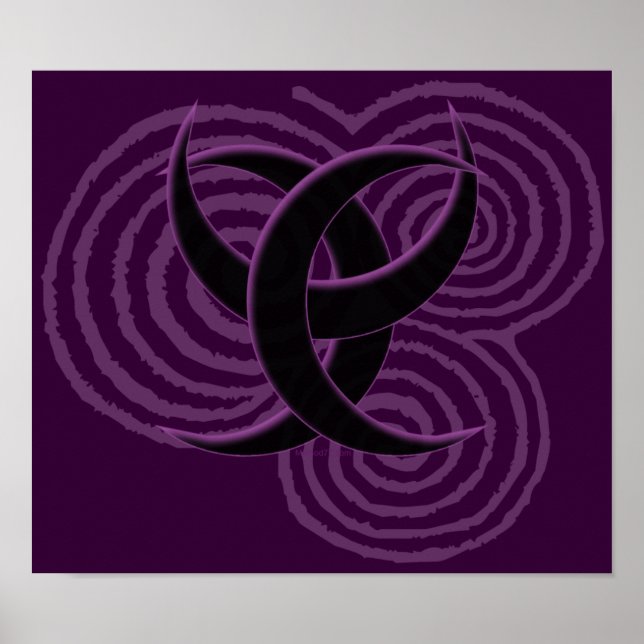 Triple Goddess Symbol Posters (Front)