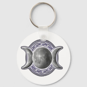 Triple_Goddess w/o Pentagram Keychain