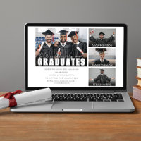 Triple Graduates Celebration | 4 Photo Graduation