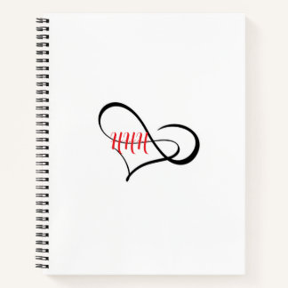 Triple H Infinity Heart Notebook