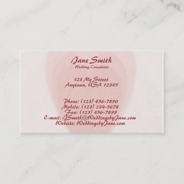 Triple Heart Business Card (Front)
