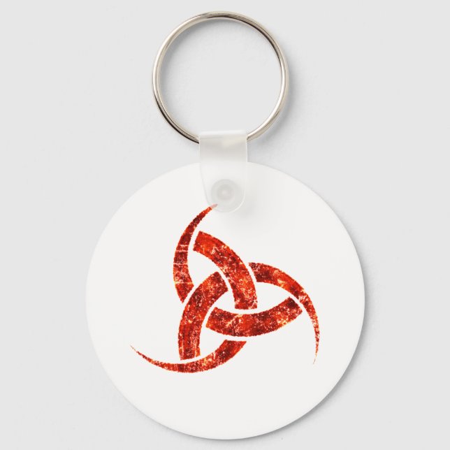 Triple Horn of Odin Keychain (Front)