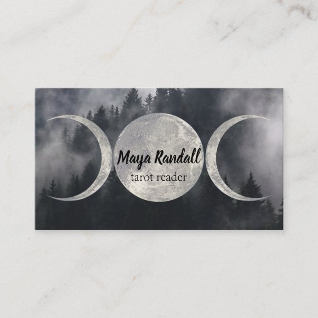 Triple Moon Forest business card (Front)
