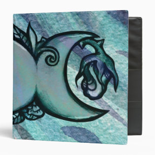 Triple Moon Goddess Gaia Artwork Green Witch       Binder