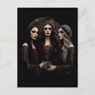 Triple Moon Goddess Postcard