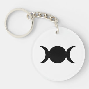 triple moon keychain gifts for witches