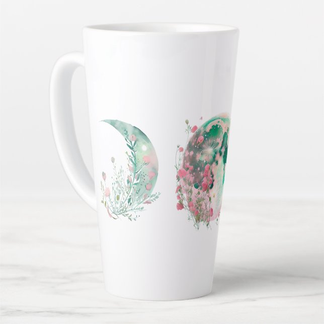 Triple Moon Latte Mug (Left Angle)