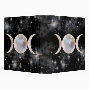 Triple Moon Moonstone Binder