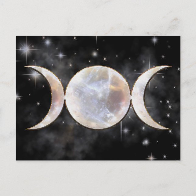 Triple Moon Moonstone Postcard (Front)