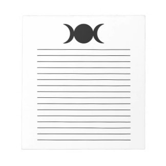 triple moon notepad || spiritual gifts
