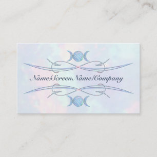 Triple Moon Opal Business Card
