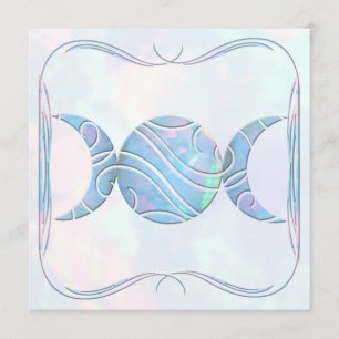 Triple Moon Opal Invitation