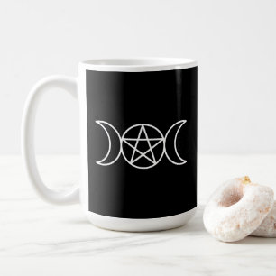 Triple Moon Pentacle Goddess Coffee Mug