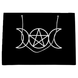 Triple Moon Pentacle Large Gift Bag