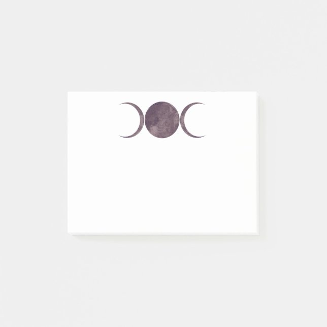 Triple Moon post-it notes (Front)