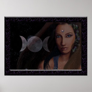 Triple Moon Print