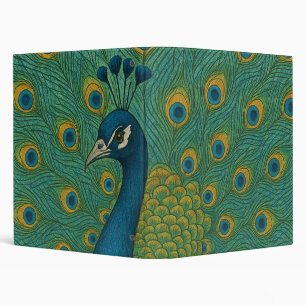 Triple Moon Symbol Moonflowers Binder
