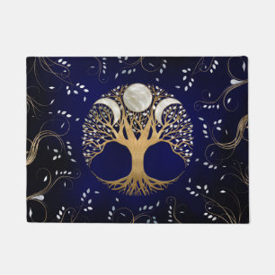 Triple Moon - Tree of life Ornament Doormat
