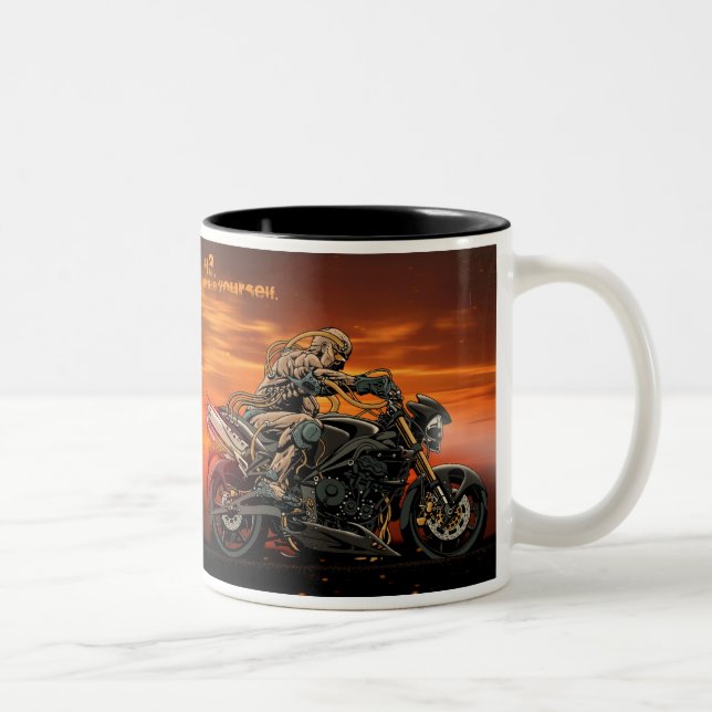  Triple Motorcycle Mug (Right)