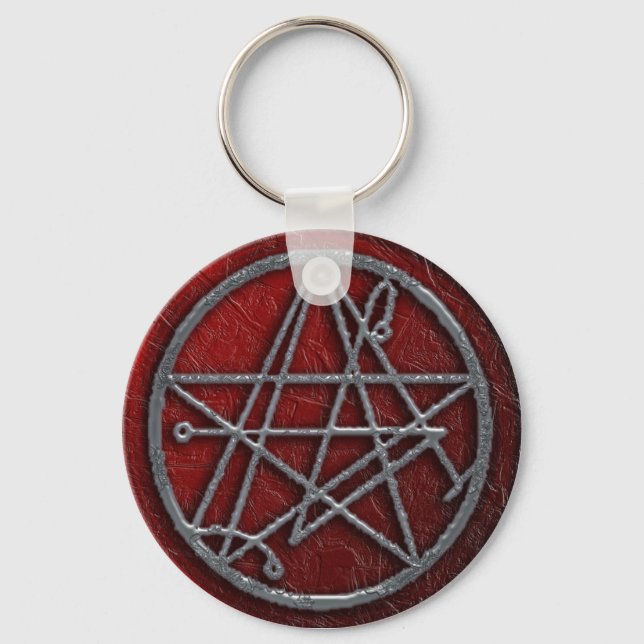 triple necro sigil keychain (Front)