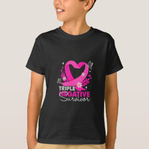 Triple Negative Survivor Breast Cancer Awareness G T-Shirt