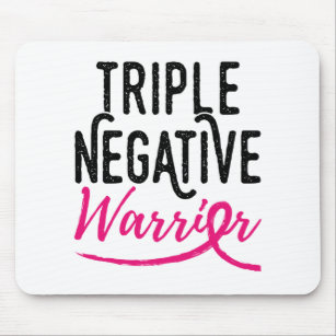 Triple Negative Survivor Breast Cancer Awareness Mouse Pad