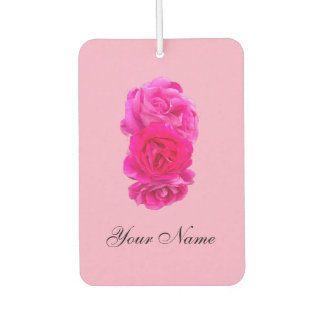 Triple Pink Roses  Air Freshener