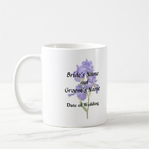 Triple Purple Iris Coffee Mug