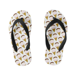 Triple Scoop Cone Kid's Flip Flops