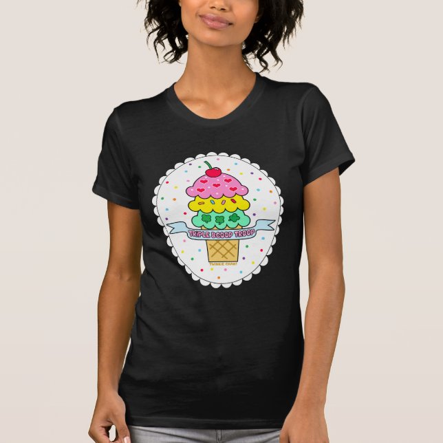 Triple Scoop Troop Tshirt (Front)