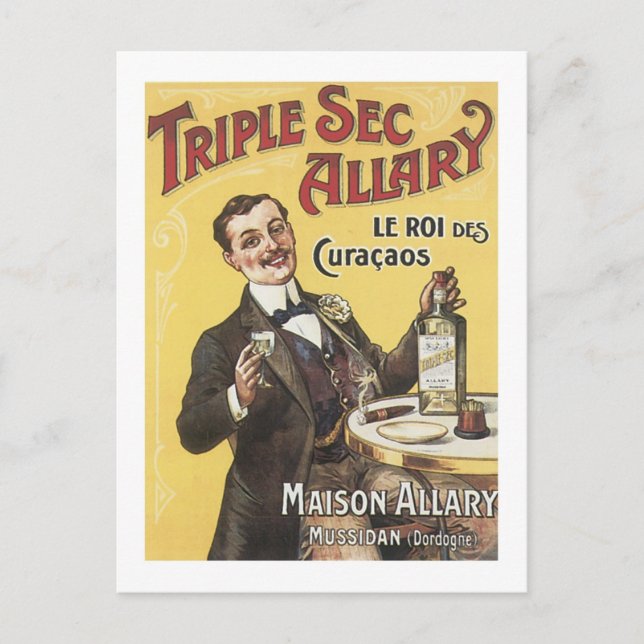 Triple Sec Allary Postcard (Front)