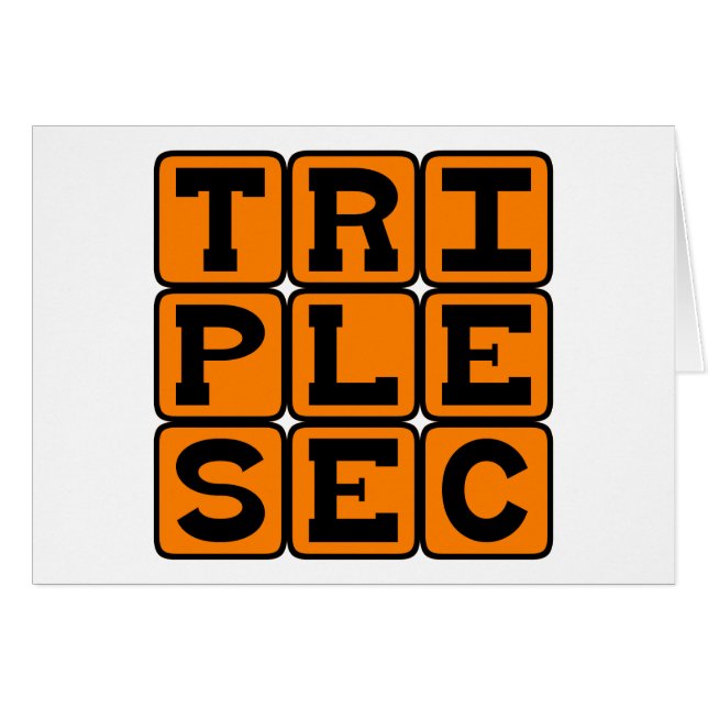 Triple Sec, Drink Mixer (Front Horizontal)