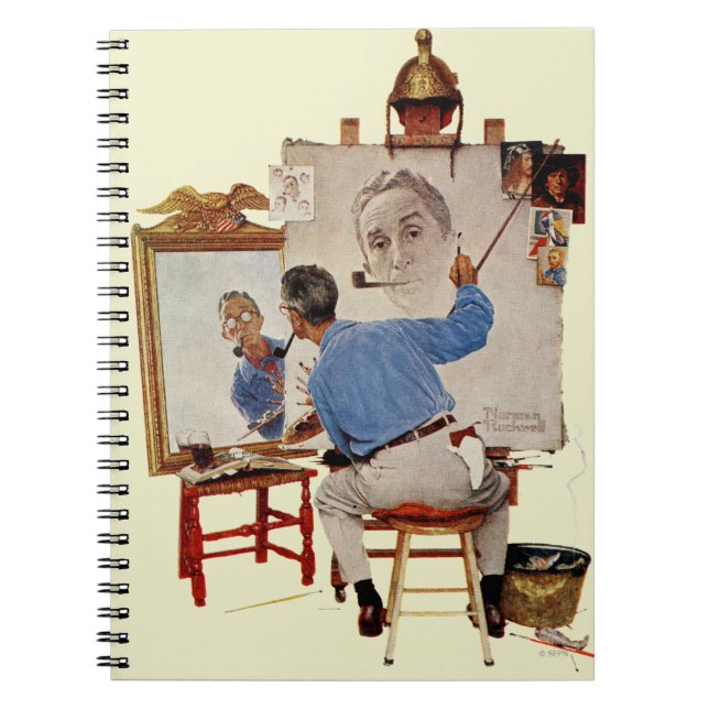 Triple Self-Portrait Notebook (Front)
