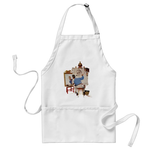 Triple Self-Portrait Standard Apron (Front)