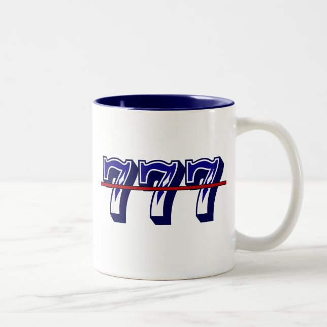 TRIPLE SEVENS Two-Tone COFFEE MUG (Right)