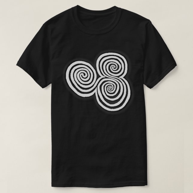 Triple Spiral 1 T-Shirt (Design Front)