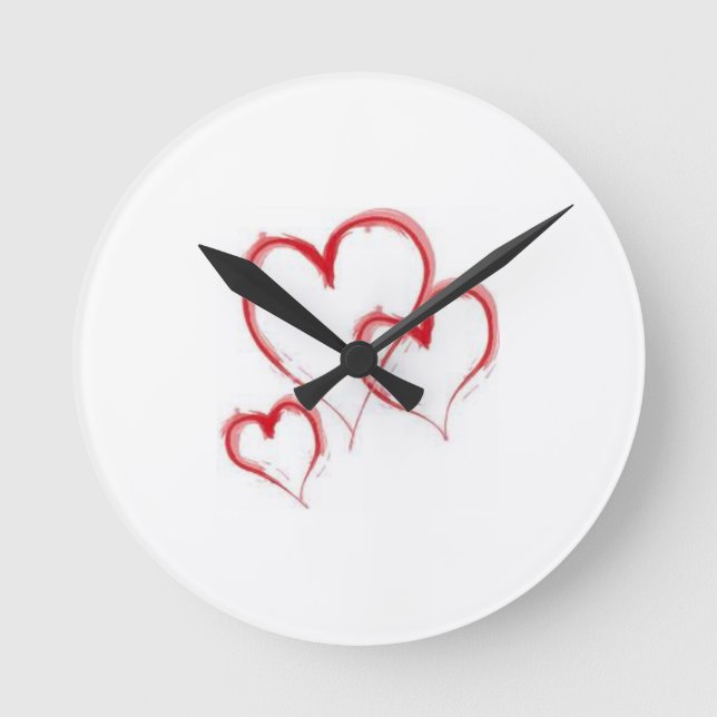 **TRIPLE THE HEARTS** CLOCK (Front)