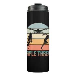 Triple Threat - Triathlon Sunset Thermal Tumbler