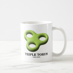 Triple Torus (Topology) Coffee Mug