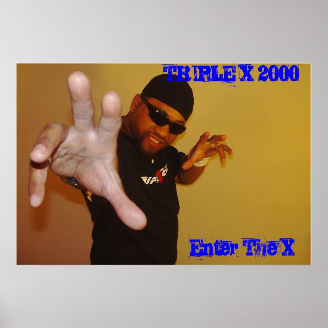 Triple X  2000 006, TRIPLE X 2000, Enter The X Poster (Front)