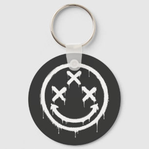 Triple X-Eyed Graffiti Smile Keychain
