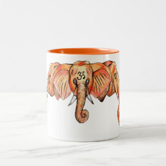 Triplephant Two-Tone Coffee Mug
