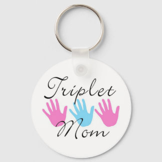 triplet mom key chain