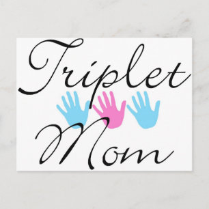 triplet mom postcard