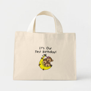 Triplets 1st - Two Boys, One Girl Mini Tote Bag