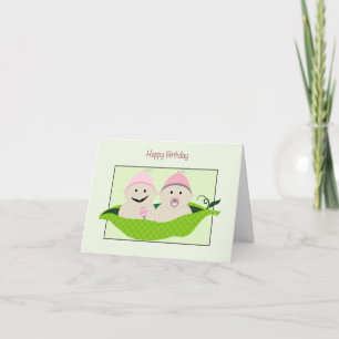 Triplets Carte d'anniversaire