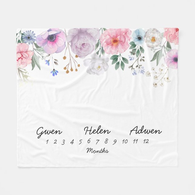 Triplets de la couverture de fleurs de jalon de 50 (Devant (Horizontal))