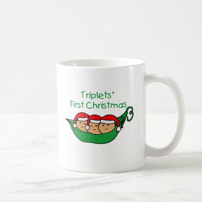Triplets First Christmas - Pod (no date) Coffee Mug (Right)