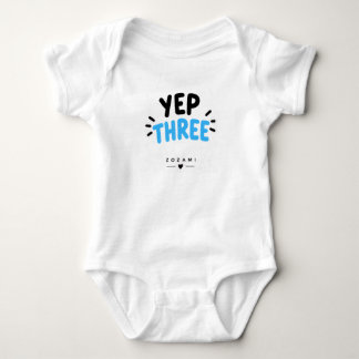 Triplets Matching Vest – YEP 3 Baby Bodysuit